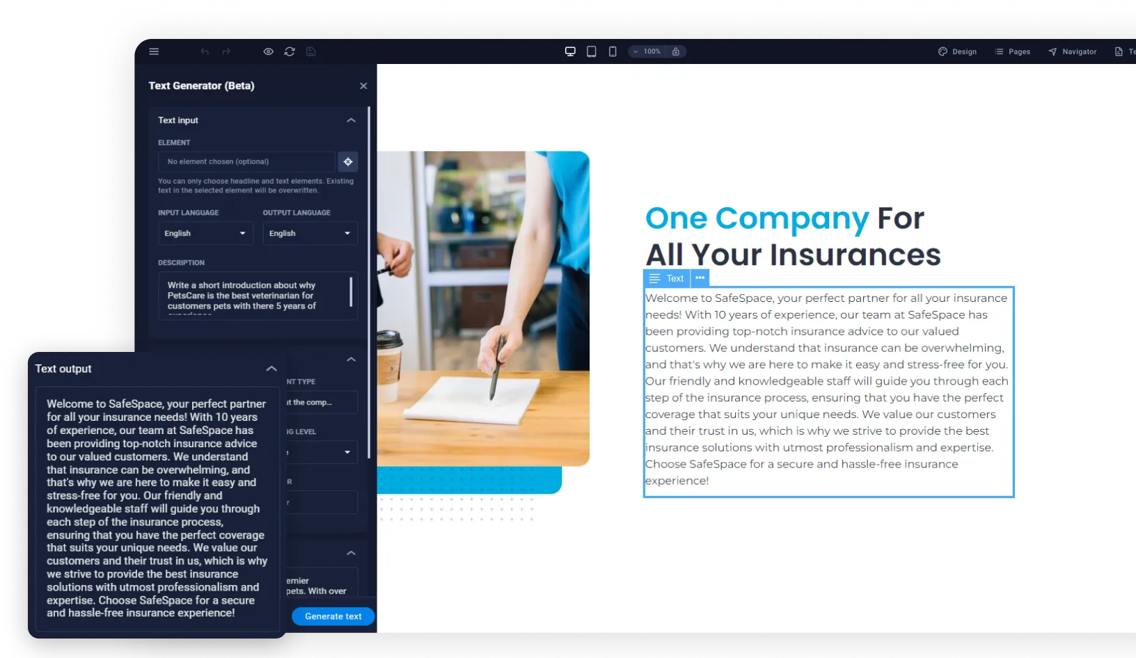 AI Text Creation Tool