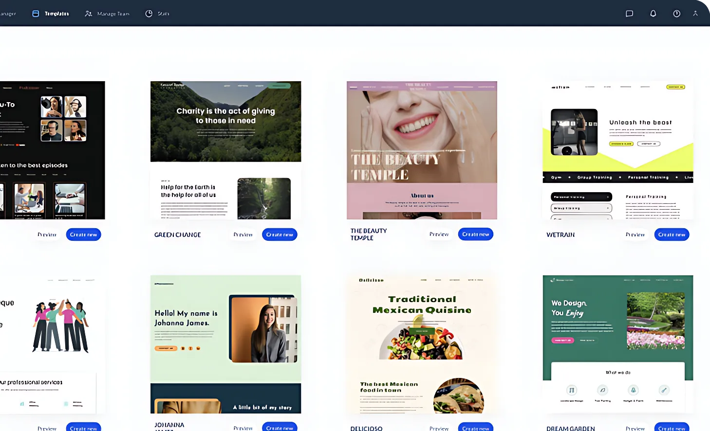 Build websites of any scale