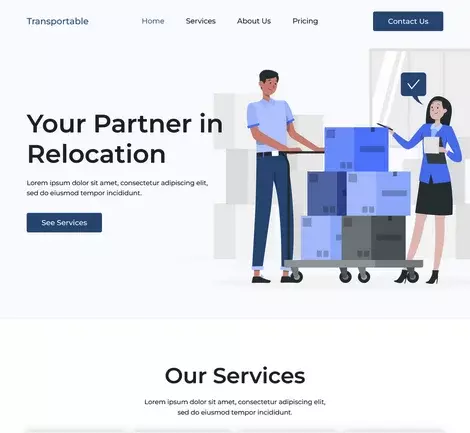Transportable template demo
