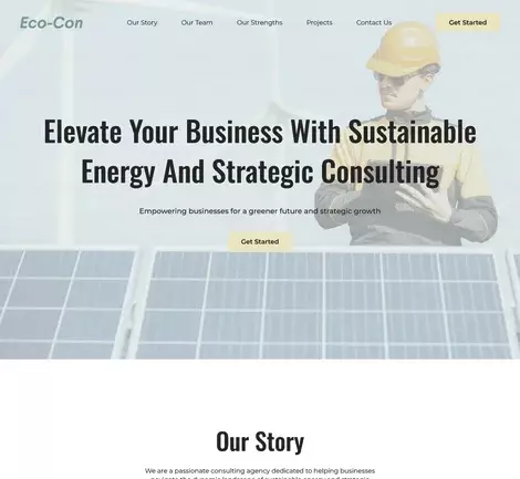 Eco-Con template demo